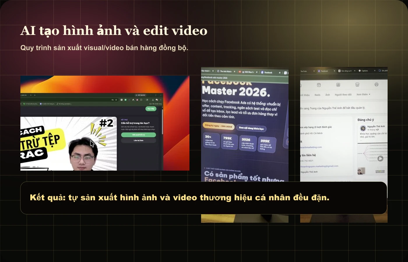 Nguồn media thật trong quy trình tạo hình ảnh và edit video