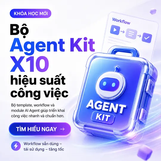 Thumbnail khóa Bộ Agent Kit X10 hiệu suất công việc