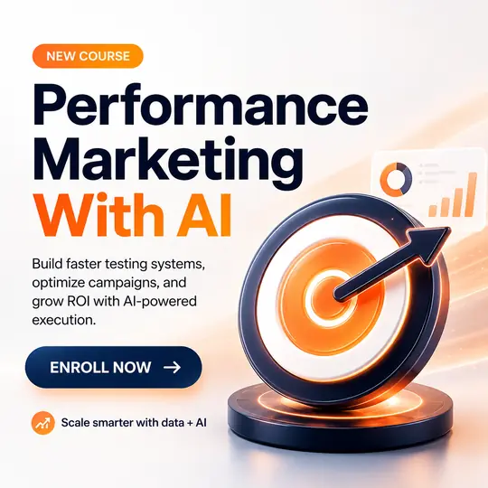 Thumbnail khóa Performance Marketing With AI